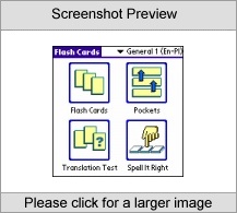 LingvoSoft FlashCards English  Polish for Palm OS Screenshot